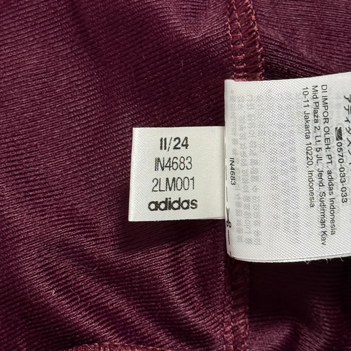 아디다스 아디컬러 클래식 파이어버드 트랙탑 마룬  상품이미지3