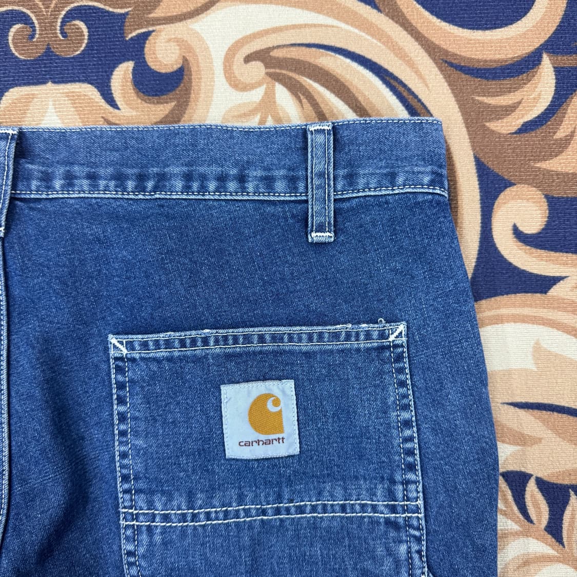 (32)칼하트WIP 싱글니 데님팬츠 상품이미지2