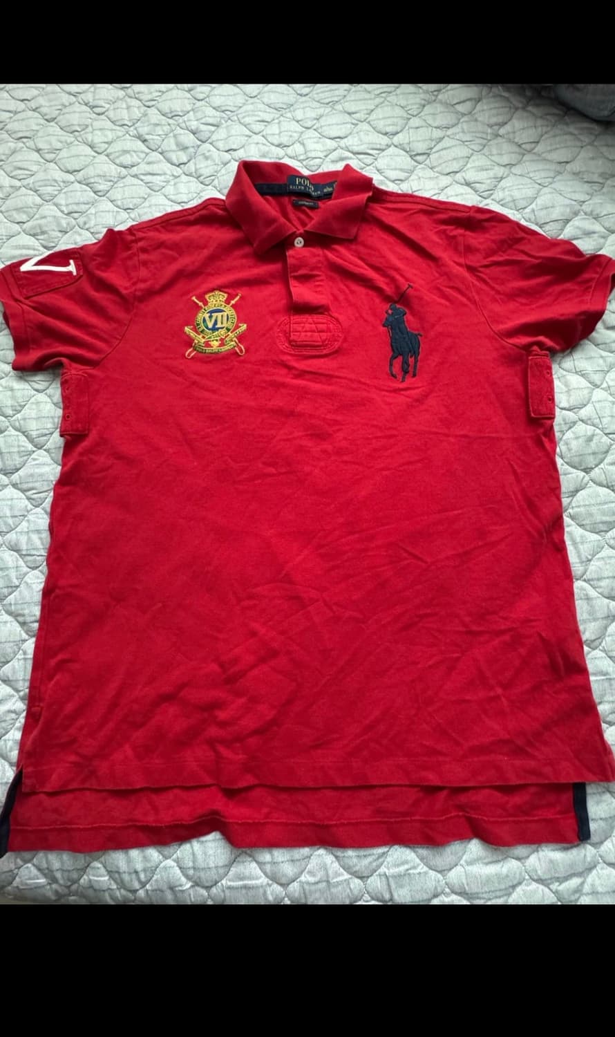 폴로 릴프로렌 반팔 카라티(red)L 상품이미지1