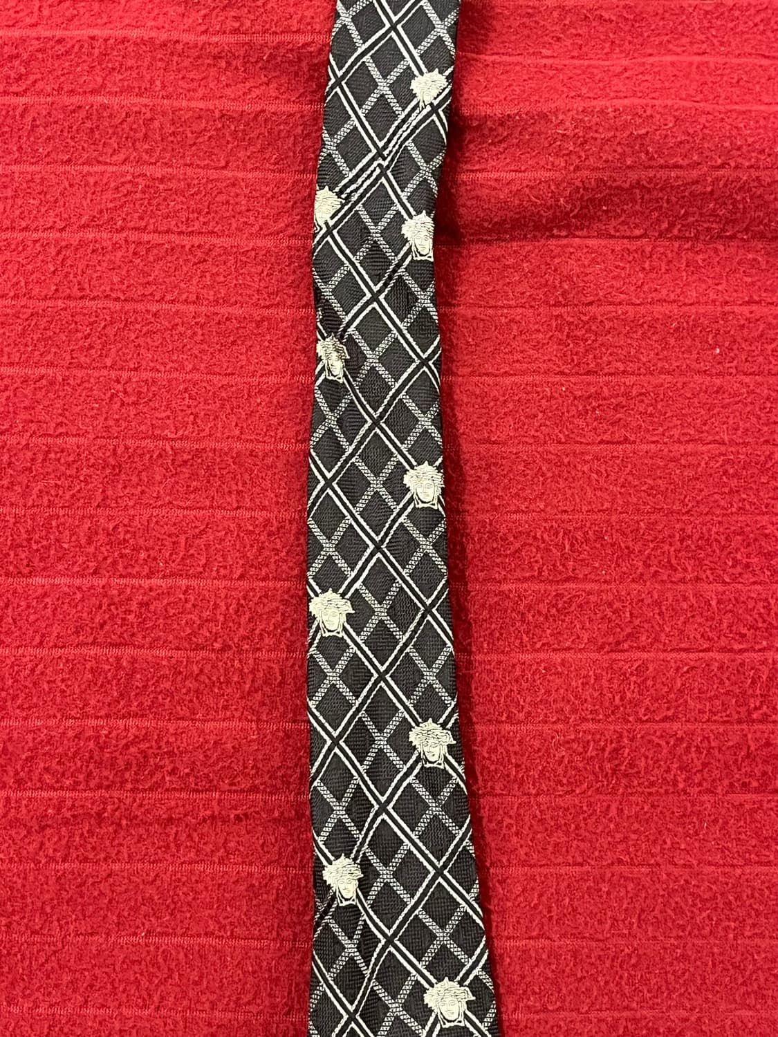 지아니 베르사체 패턴 넥타이 블랙 #csz3072 상품이미지6