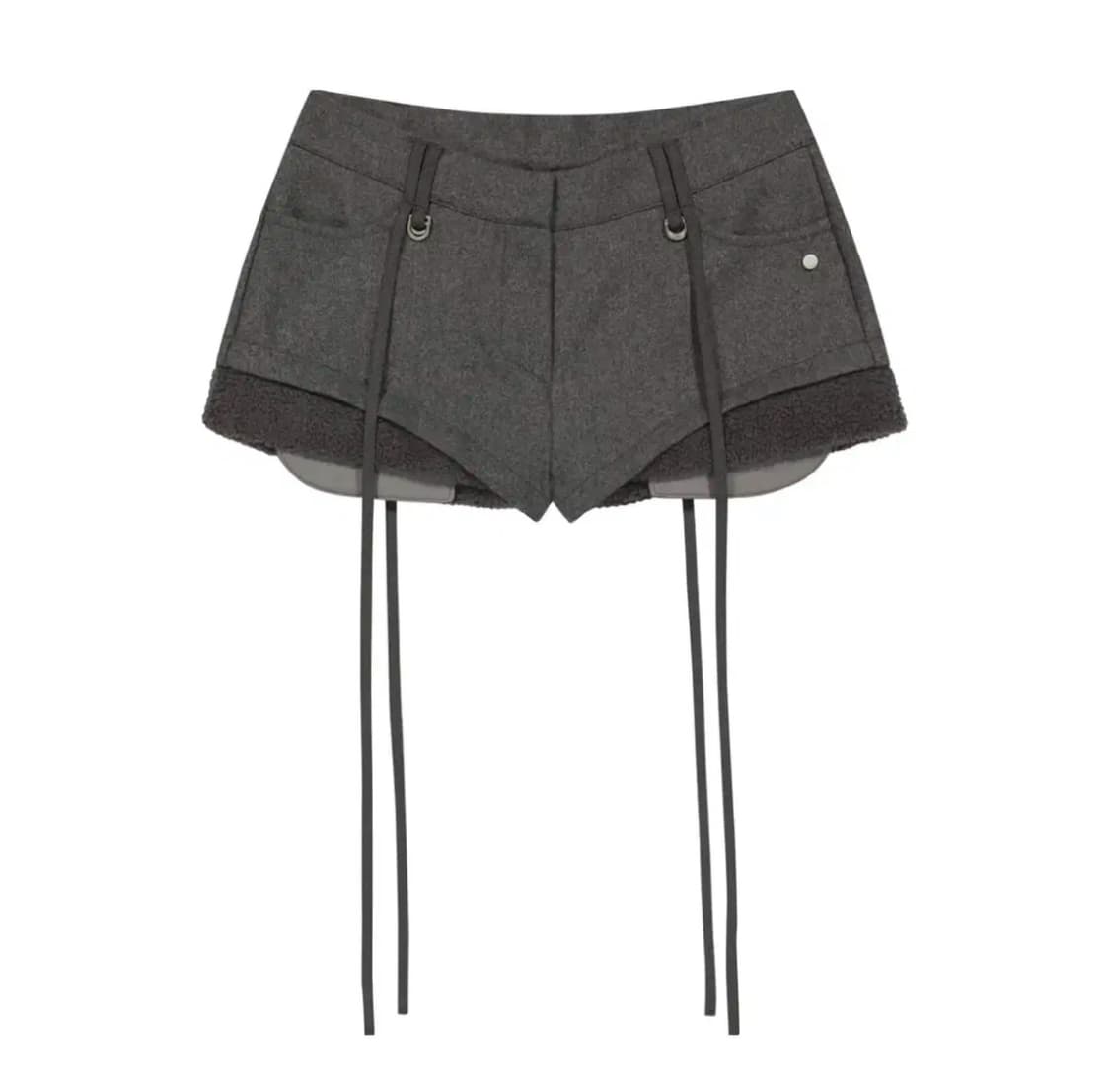 오호스 마이크로 울 숏팬츠 그레이 1 사이즈 상품이미지1