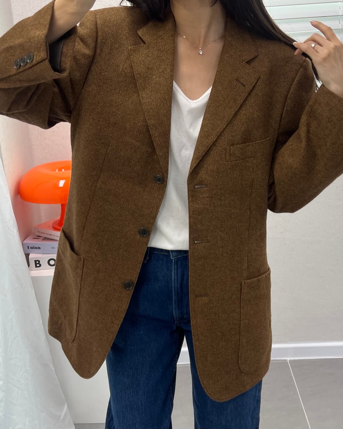 (M)빈티지 울 블레이져-M1426 상품이미지9