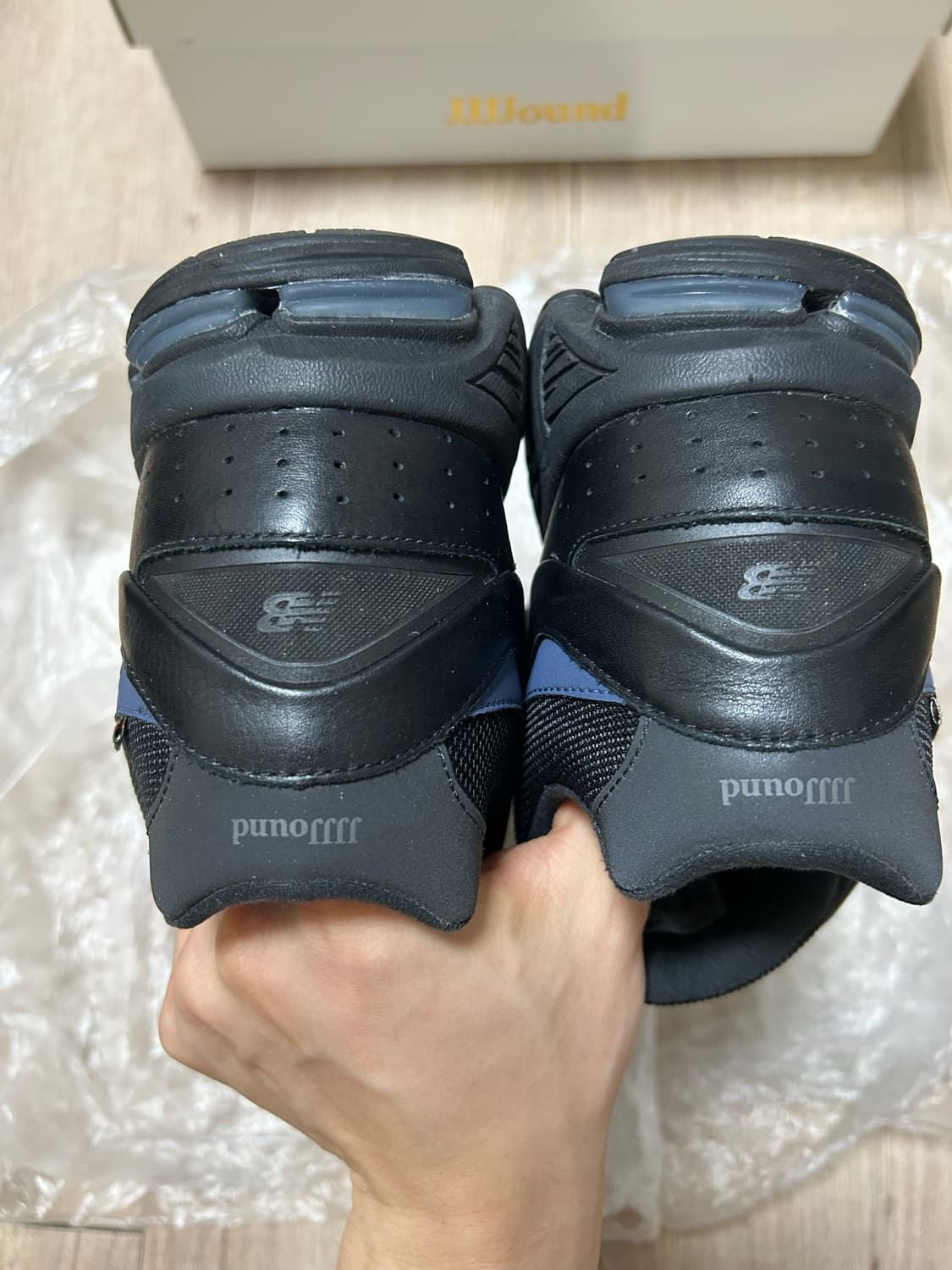 뉴발란스 x JJJ자운드 2002R 레더 고어텍스 블랙 스톰 상품이미지4