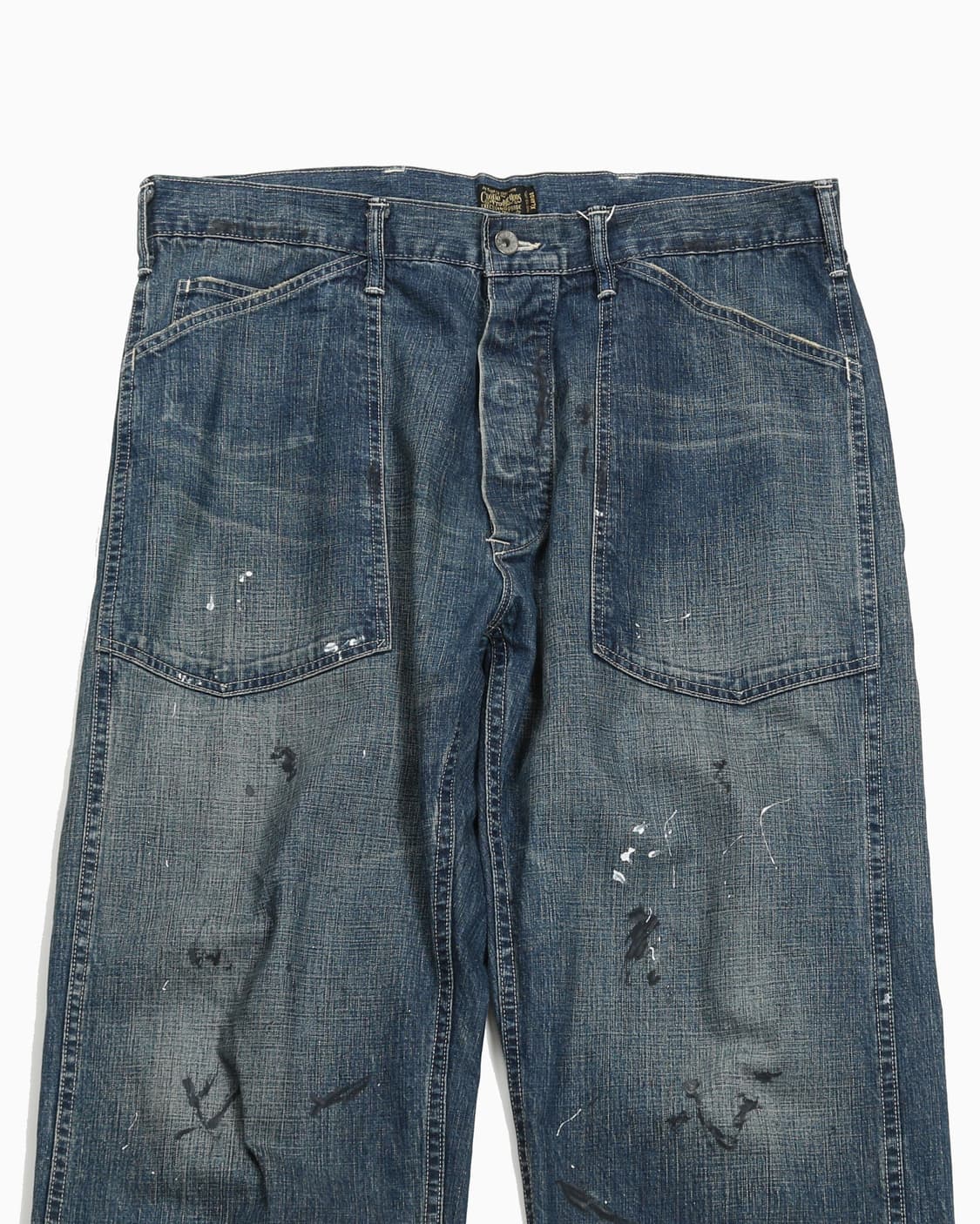 쿠티프로덕션 페인팅 데님팬츠 상품이미지2