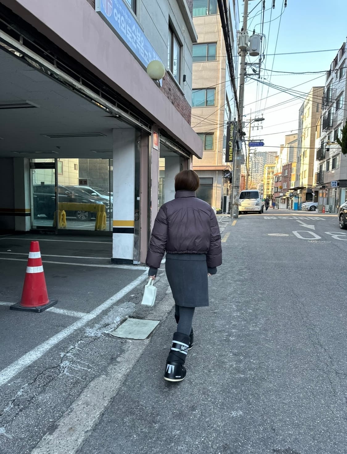 덕다운 100 크롭패딩 상품이미지5