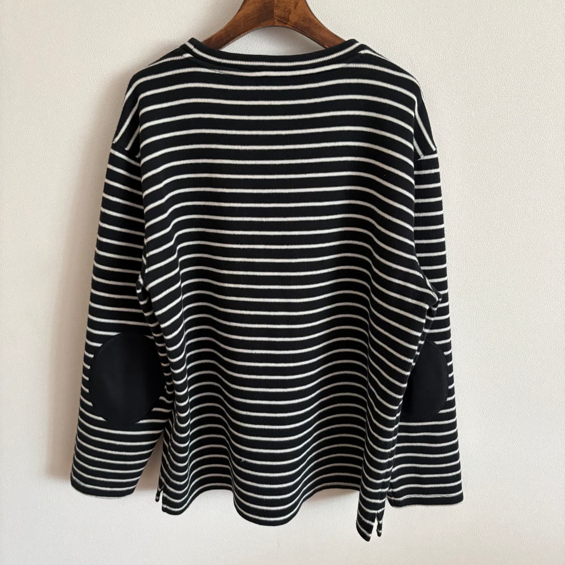 벤시몽 스트라이프 긴팔 티셔츠 블랙 XL 상품이미지5