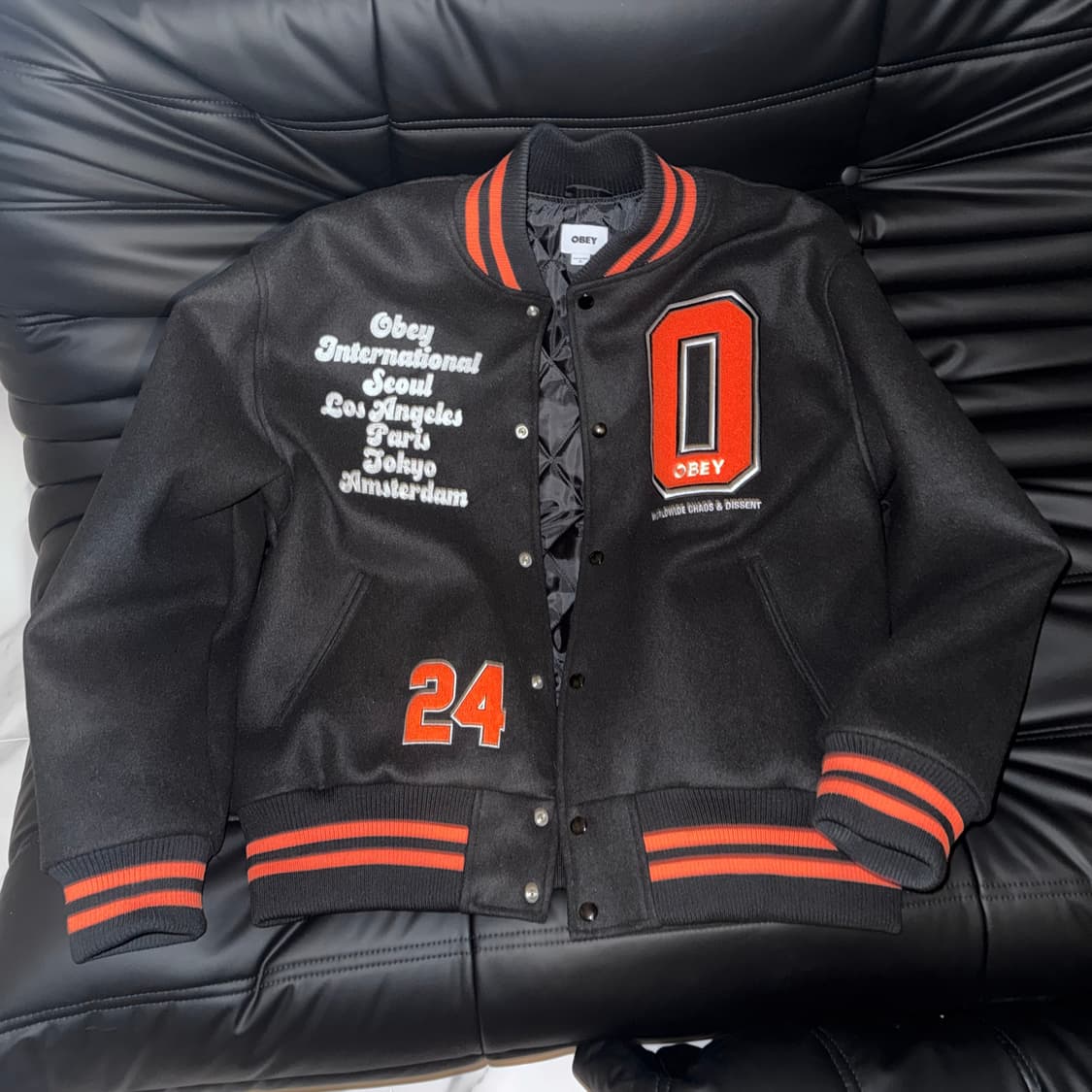 OBEY INTERNATIONAL WORLDWIDE VARSITY SEO 상품이미지2