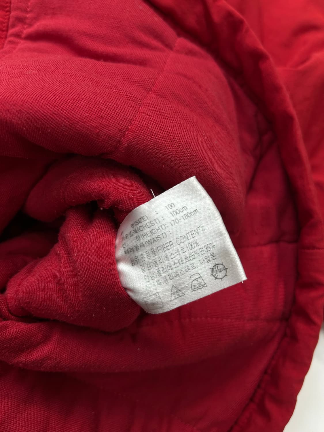 나이키 90s 레드 누빔 점퍼 L 상품이미지7