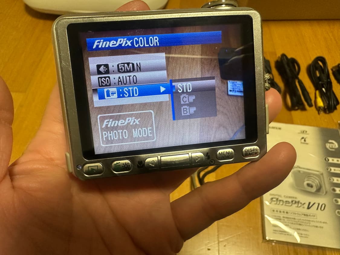 후지필름 FinePix V10 디지털 카메라 빈티지디카 Y2K 상품이미지10