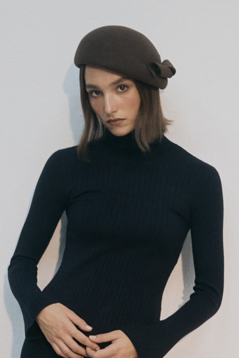 🖤 SHINJEO 울 드레이핑 베레 / 베레모 상품이미지5