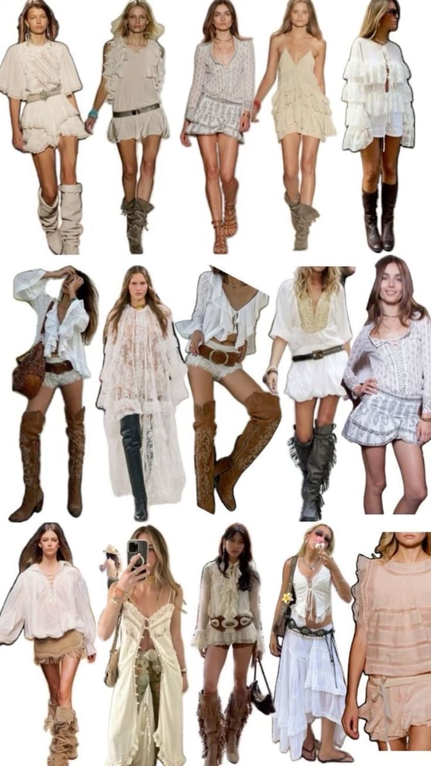 미라이클립 빈티지 블라우스 보헤미안 에스닉 상품이미지5