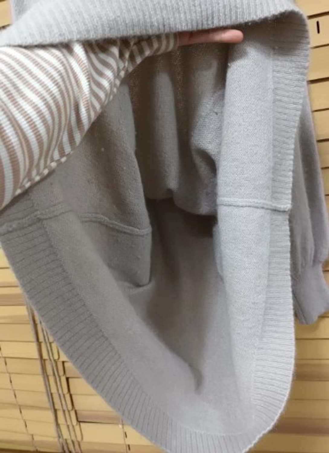 레이빔스 일본 여성 앙고라혼방보트넥니트원피스 free 상품이미지5