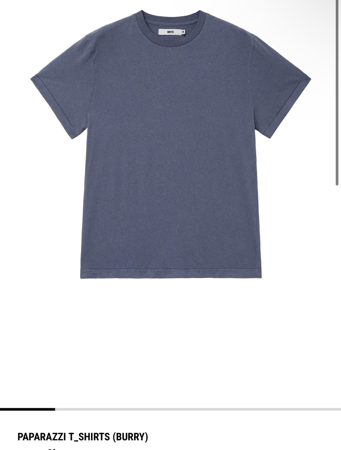 (L) whyte burry 티셔츠 상품이미지1