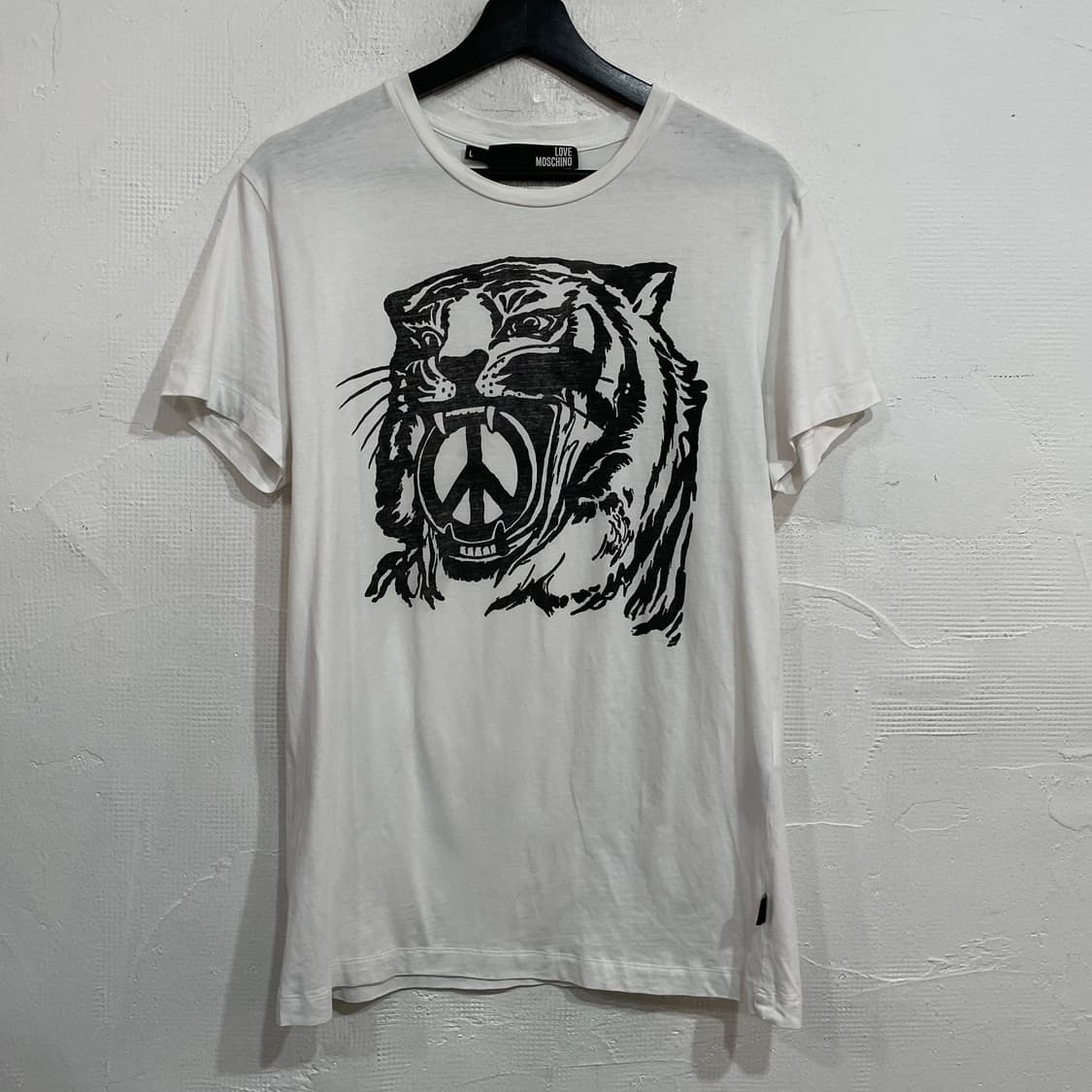 모스키노 타이거 프린팅 반팔티 상품이미지2