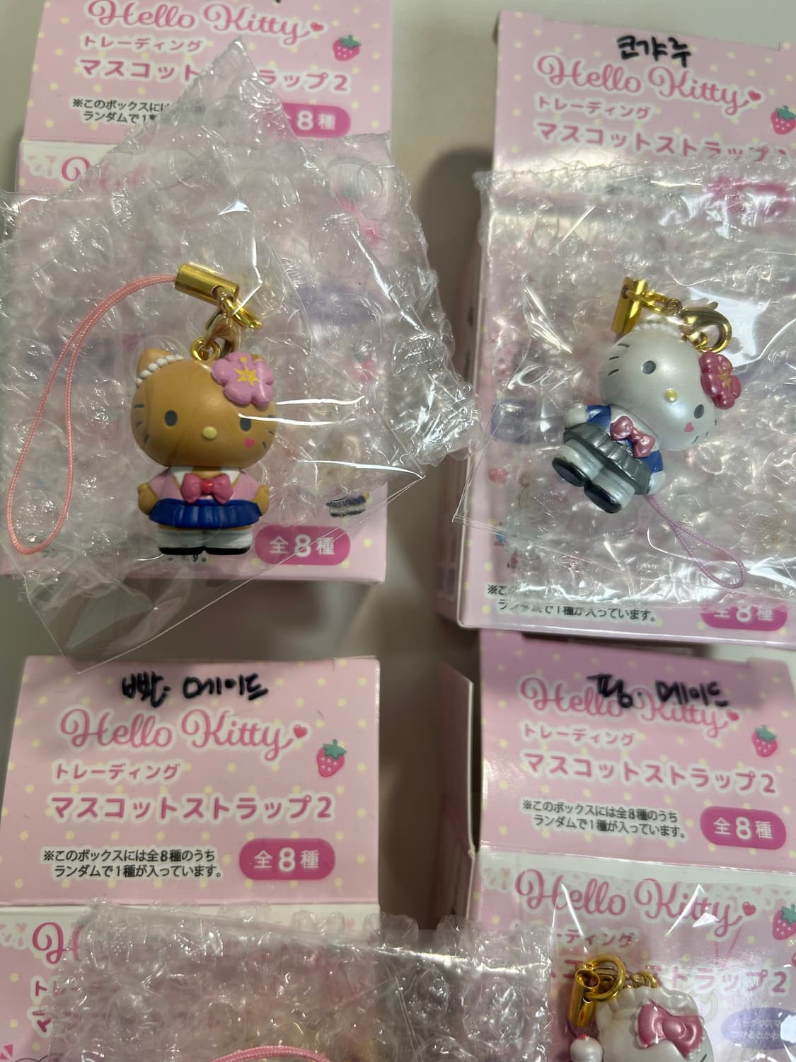 산리오 헬로키티 러블리프릴 키티 스트랩 일괄 상품이미지2