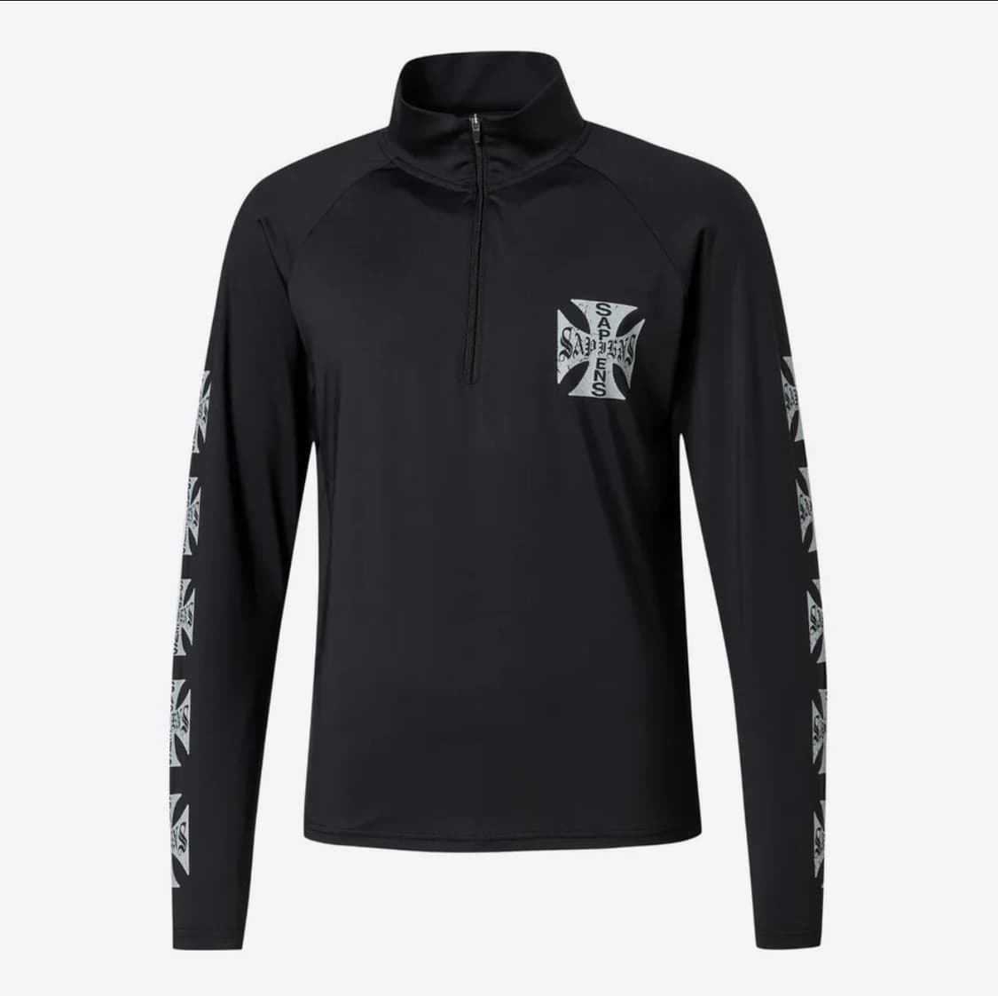 사피엔스 프레셔라인 하프집업 블랙 상품이미지2