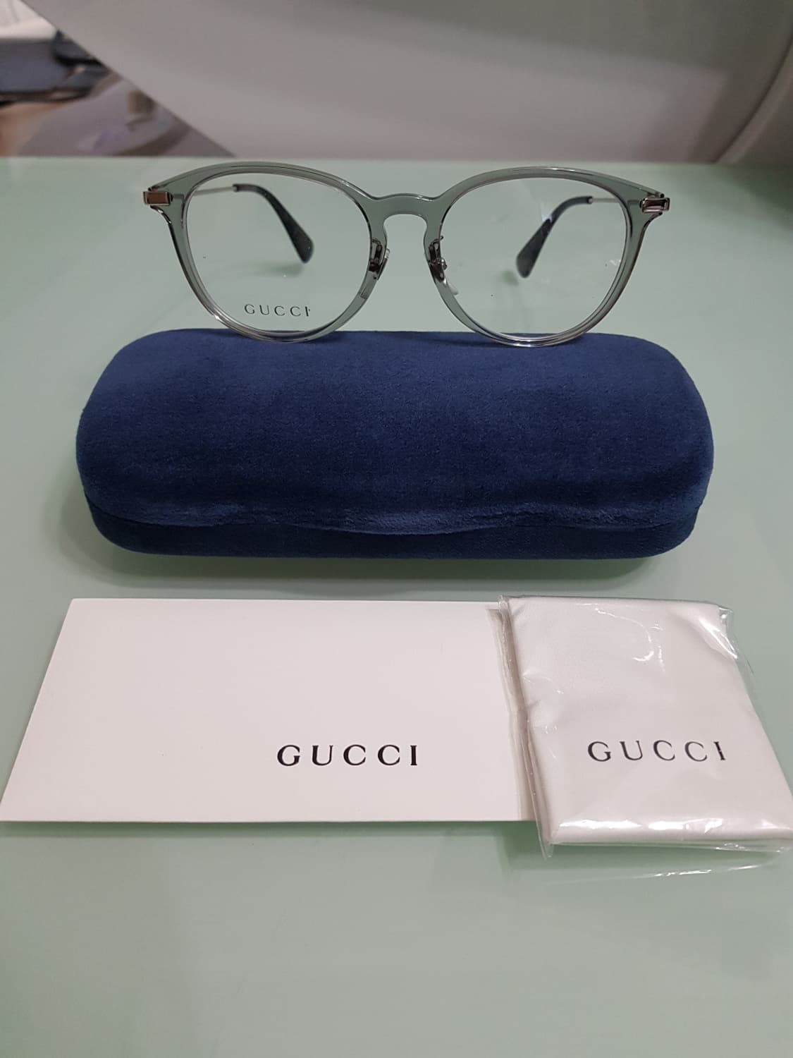 새상품 풀구성)구찌 클리어테 남녀안경테 상품이미지2