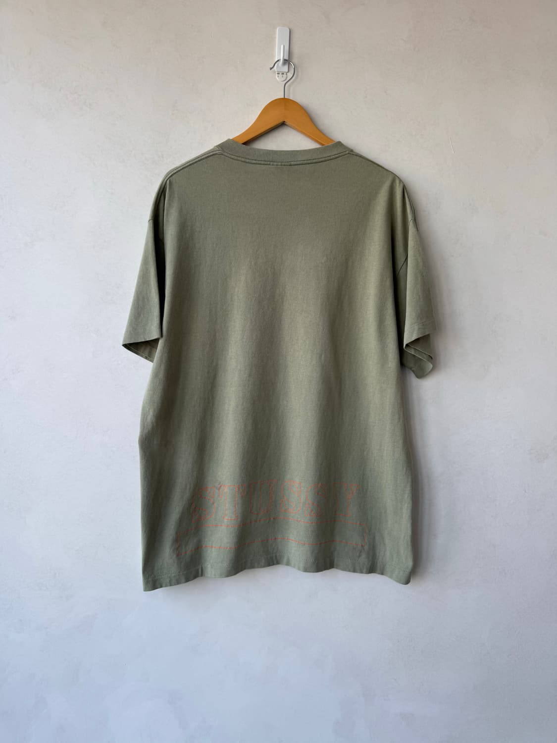 90s 스투시 카모 로고 티셔츠 상품이미지6