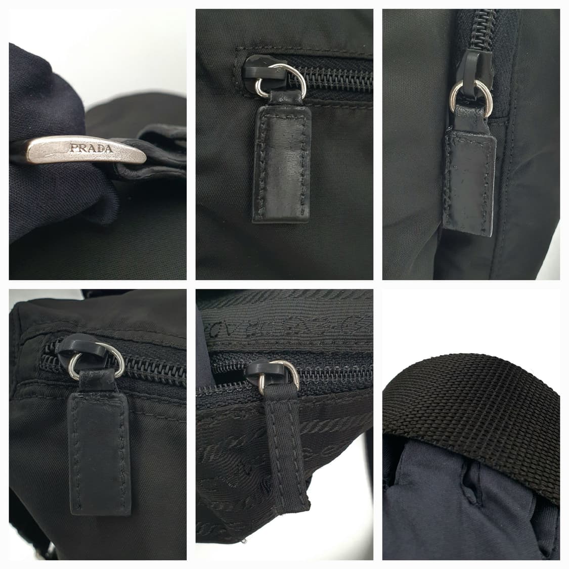 프라다 리나일론 블랙 메신저백 크로스백 숄더백 상품이미지6