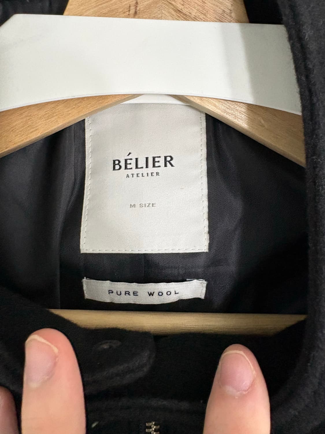 벨리에 호벤 바이커 울 자켓 상품이미지2