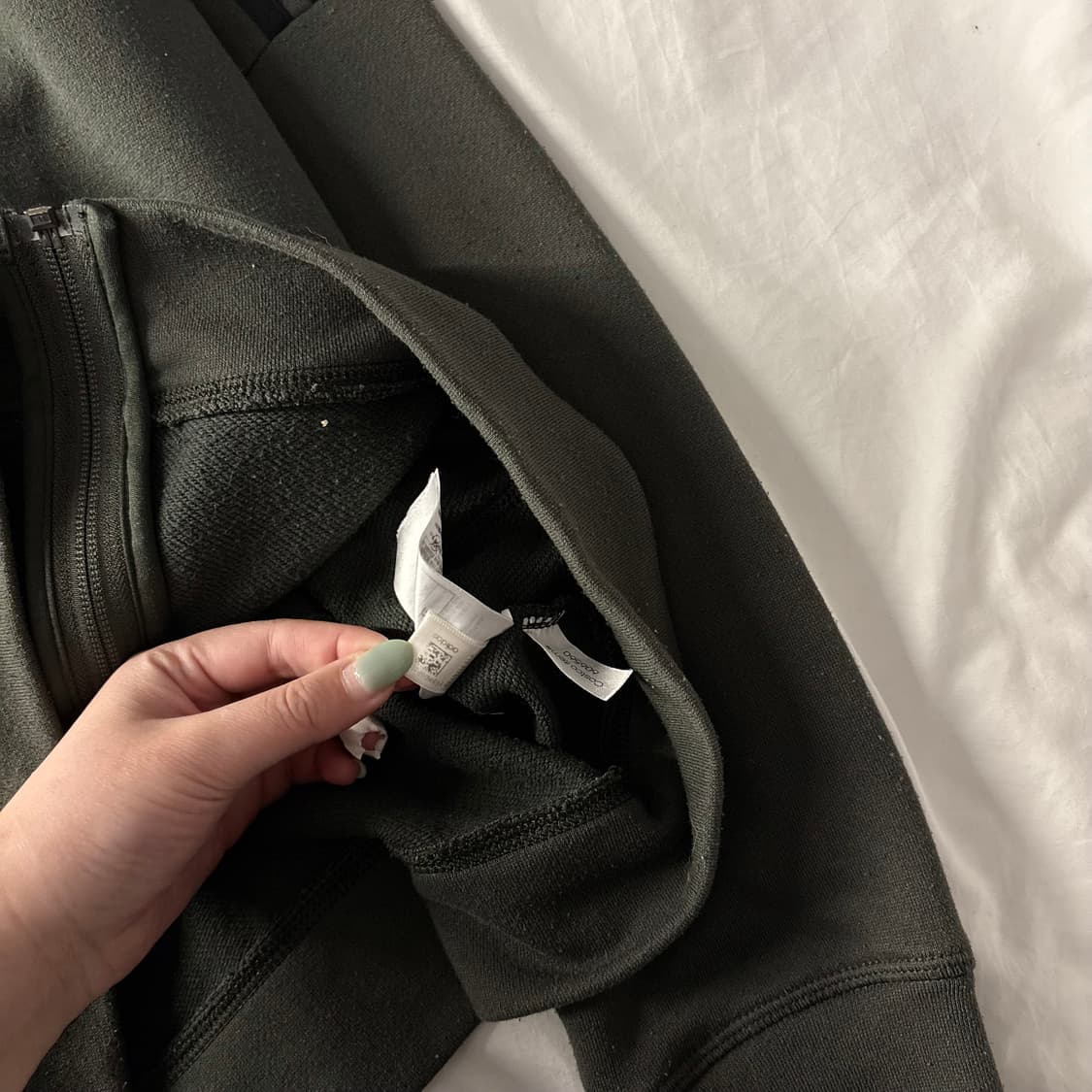 아디다스 카키 후드집업 상품이미지4