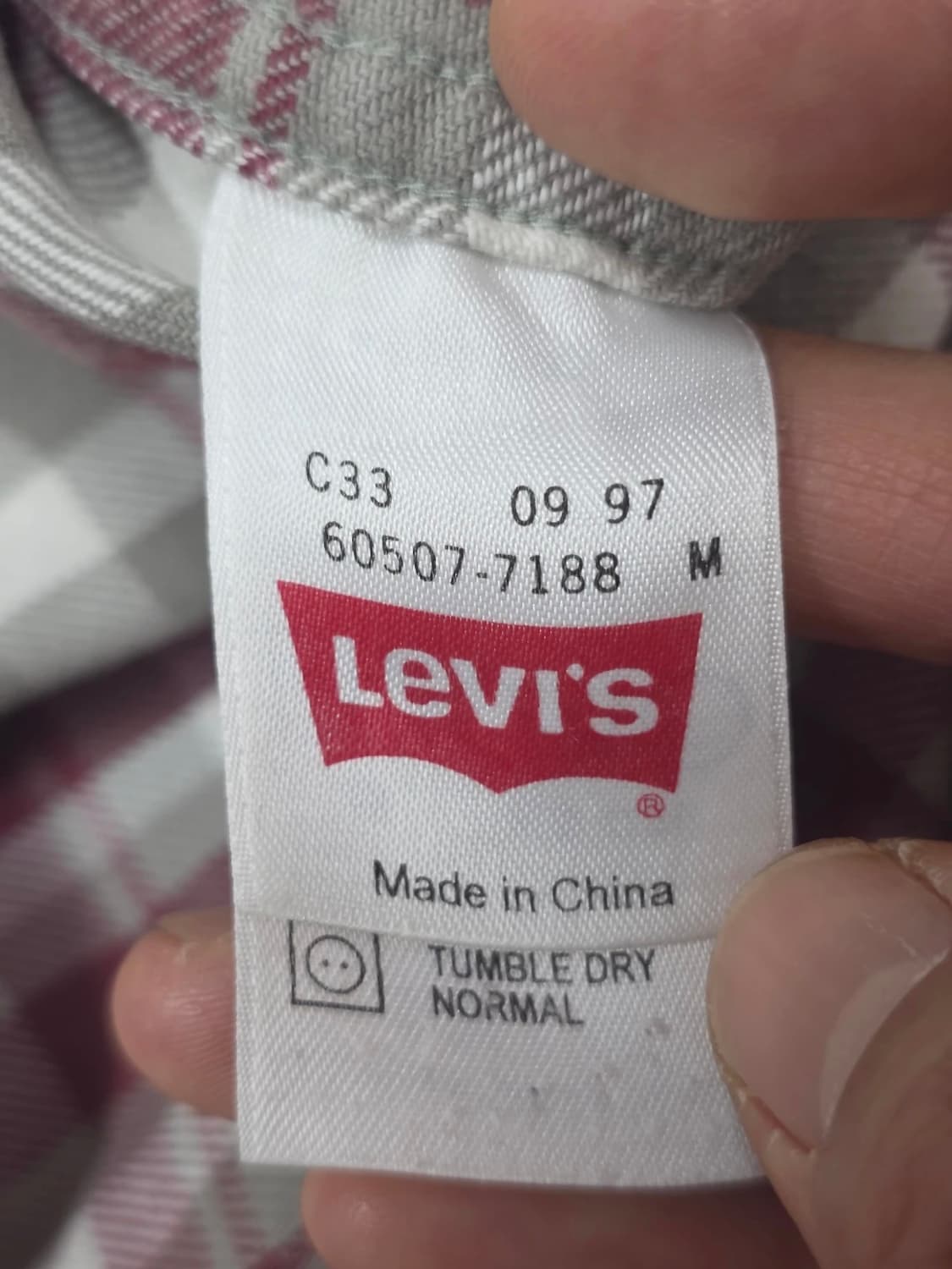 리바이스 90s 플란넬 체크 셔츠 상품이미지8