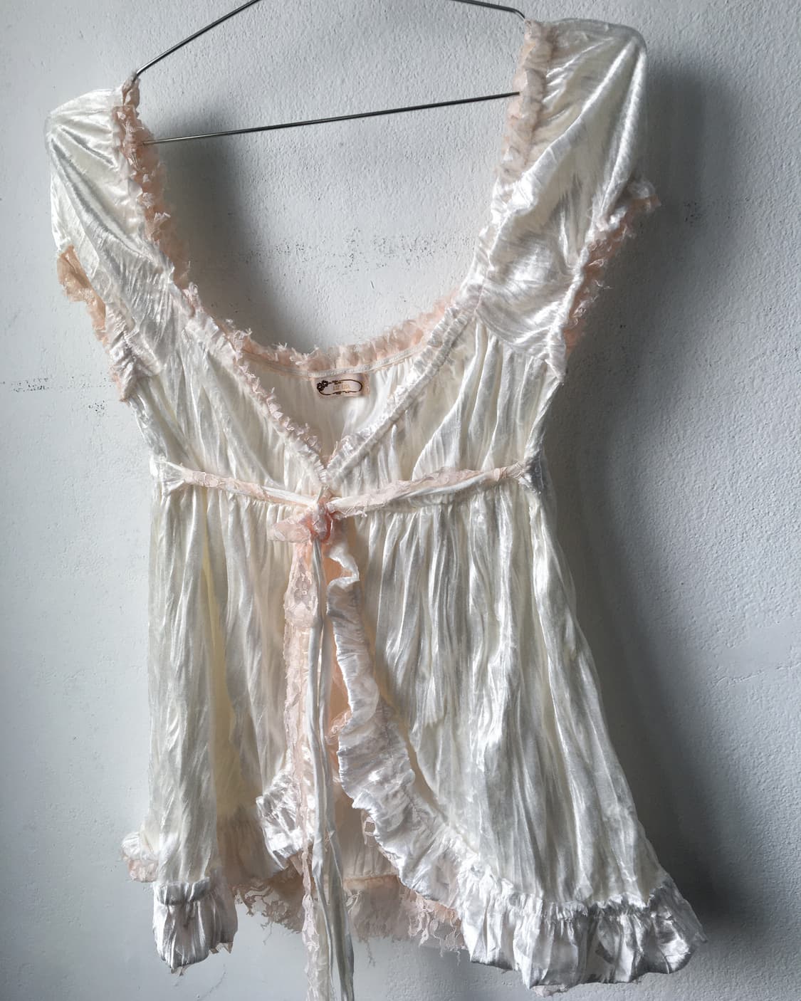 Liz Lisa lace trimming velvet top 상품이미지4