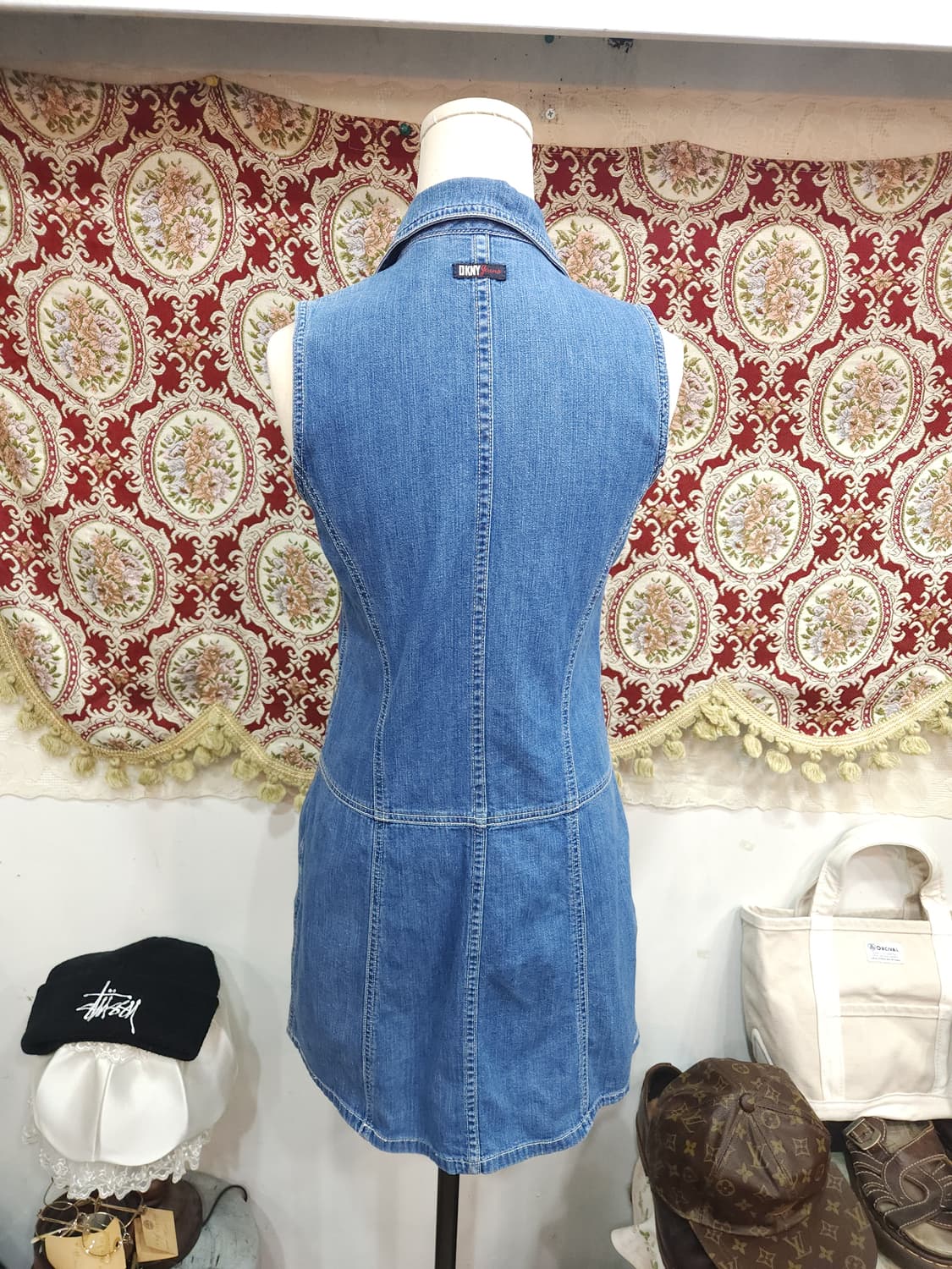 dkny 진스 90s 민소매 데님 원피스

 상품이미지5