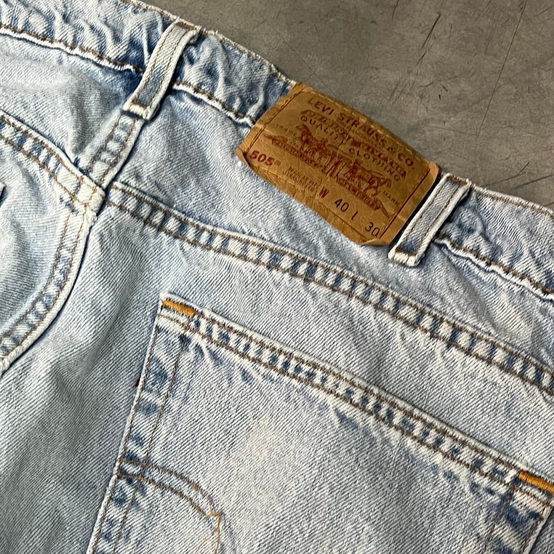 USA 리바이스 505 데님 팬츠 y14697 상품이미지7