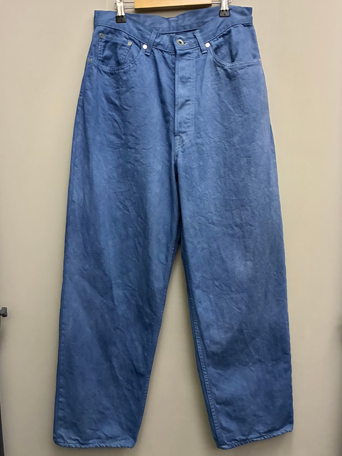 (1/29)marka 마카 스톤워시 페이디드 코쿤핏 데님 블루 by 상품이미지1