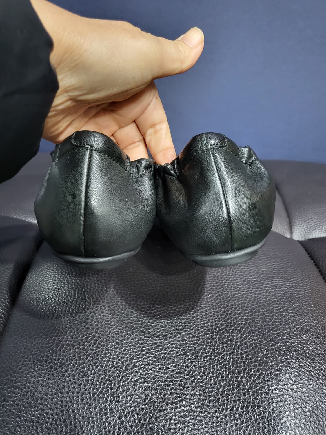 핏플랍 알레그로 레더 토 캡 발레플랫 상품이미지5