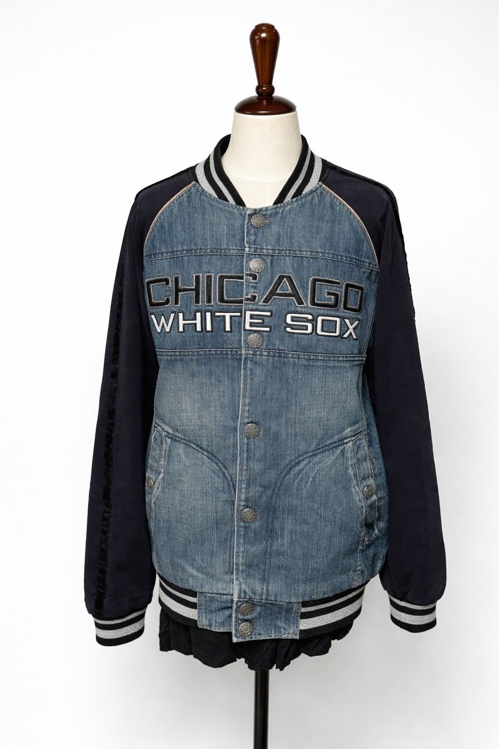 MLB 시카고 화이트삭스 데님 스타디움 자켓 100 상품이미지2