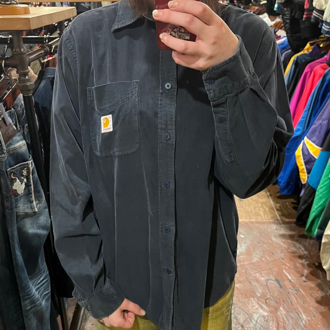 [HI] 칼하트 데님 셔츠 상품이미지1