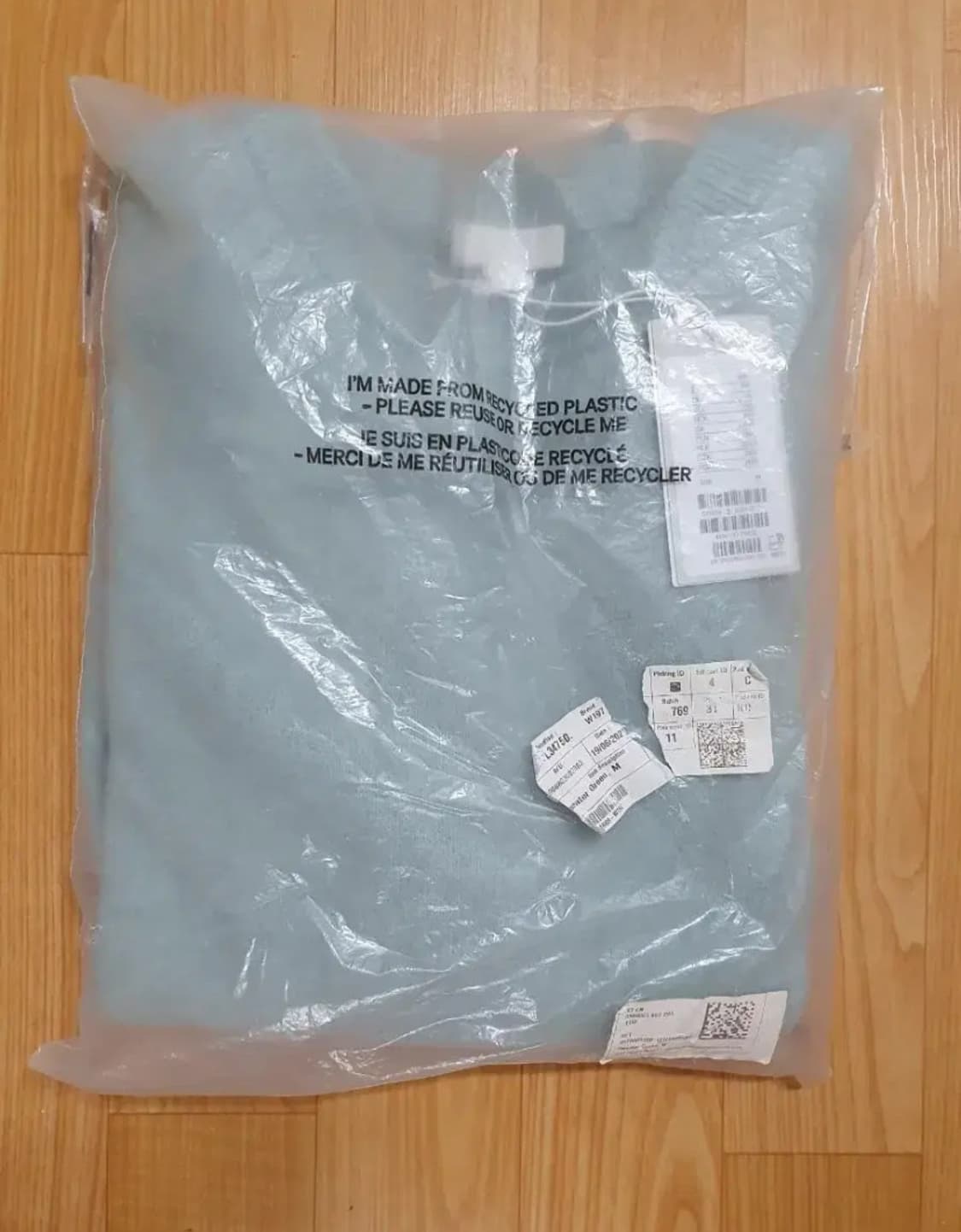 cos 코스 보일드 울 믹스 니트 그린 m사이즈 미개봉탭채새제품 상품이미지3