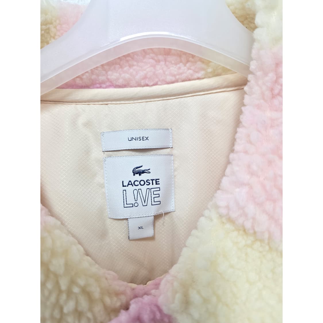 택포) 라코스테 뽀글이 후리스 플리스 XL 상품이미지2