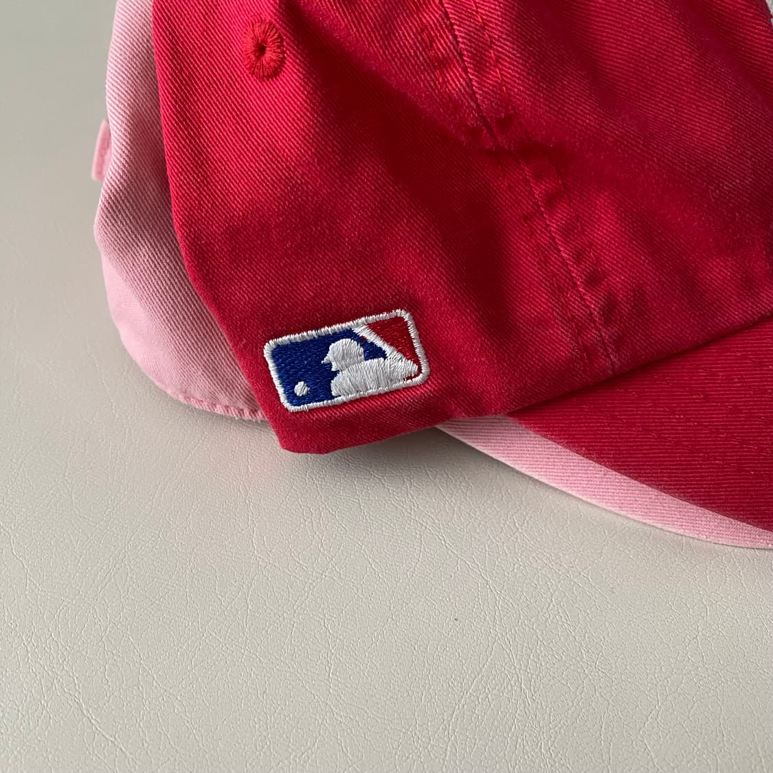 양키스 캡 (아디다스, 미체엔 네스 제품) 레드,핑크 상품이미지3