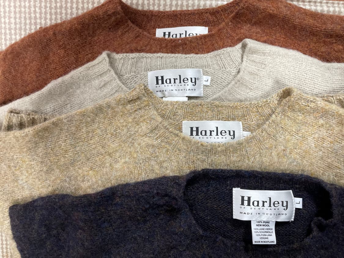 할리오브스코틀랜드 쉐기독 니트 오트밀크 L 상품이미지2