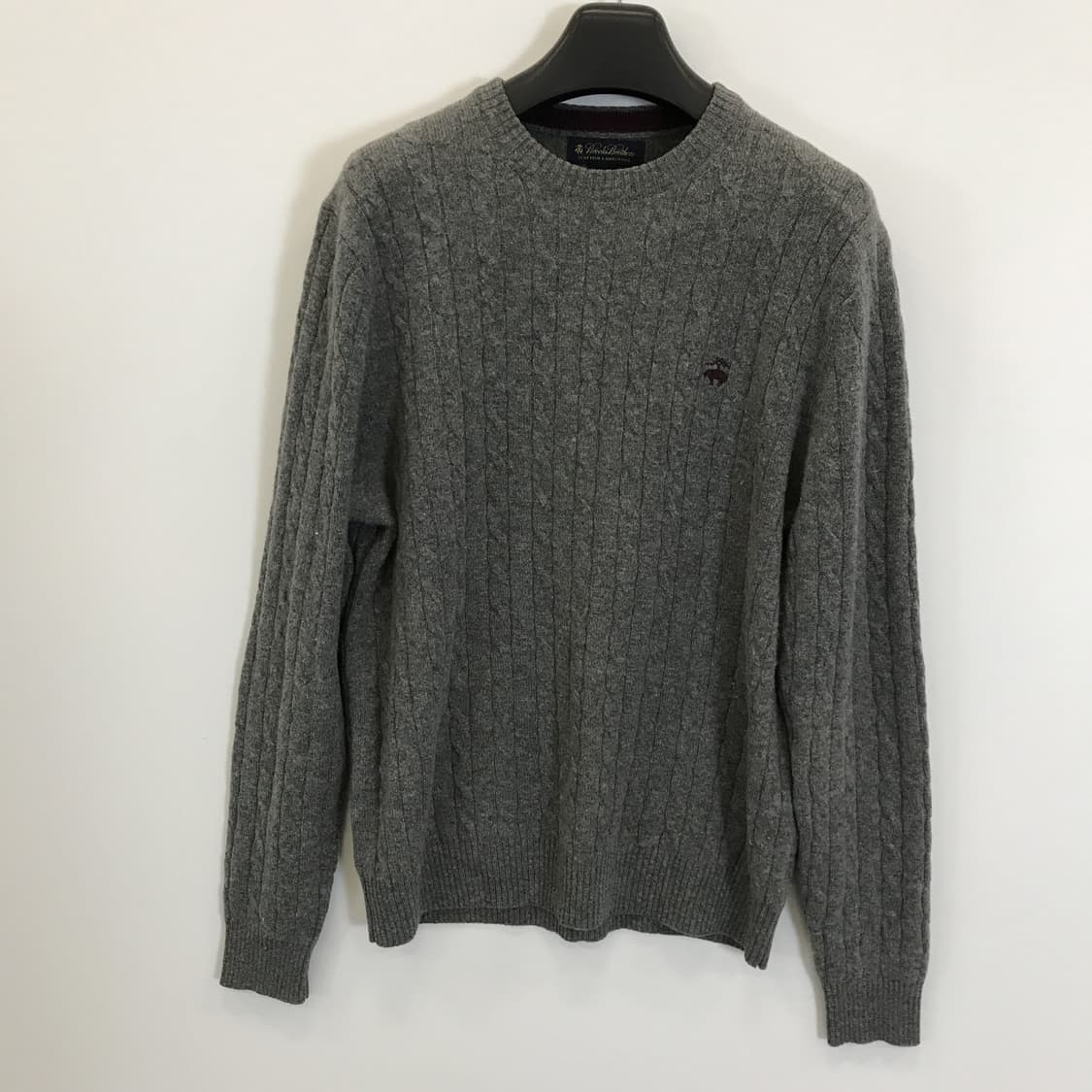 브룩스브라더스 셔틀랜드 램스울100프로 케이블니트 [L사이즈] 상품이미지1