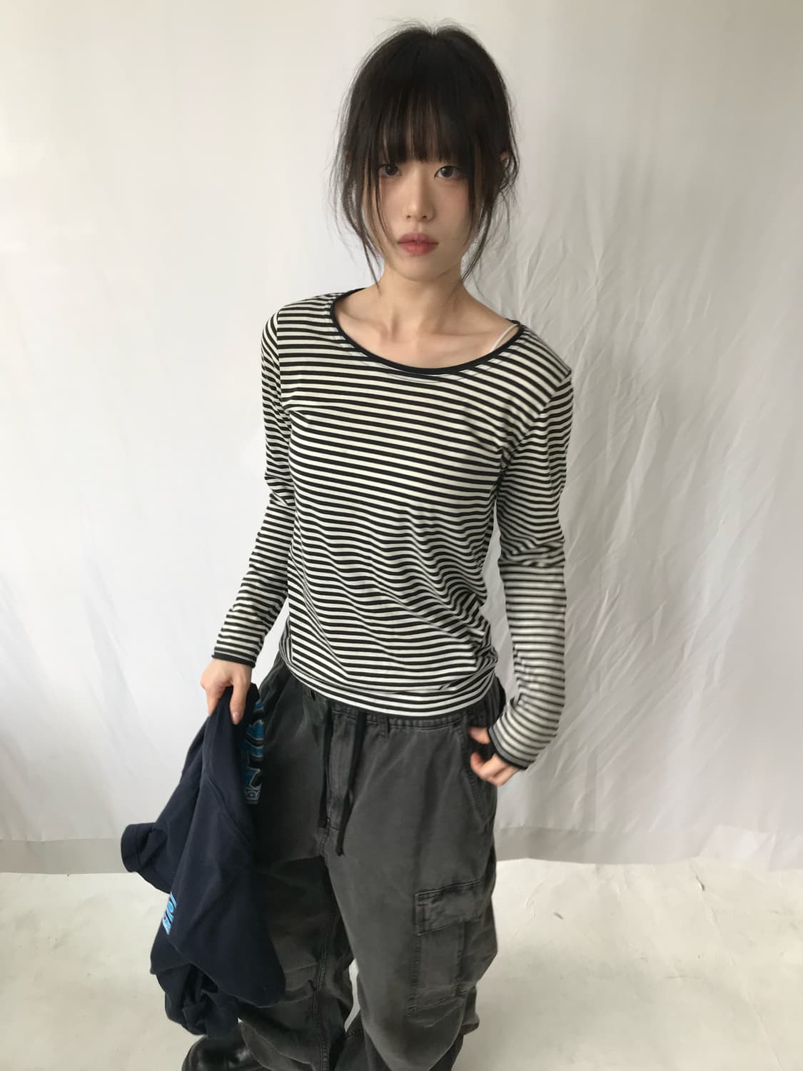 Heart in Chains 스트라이프 티 상품이미지1