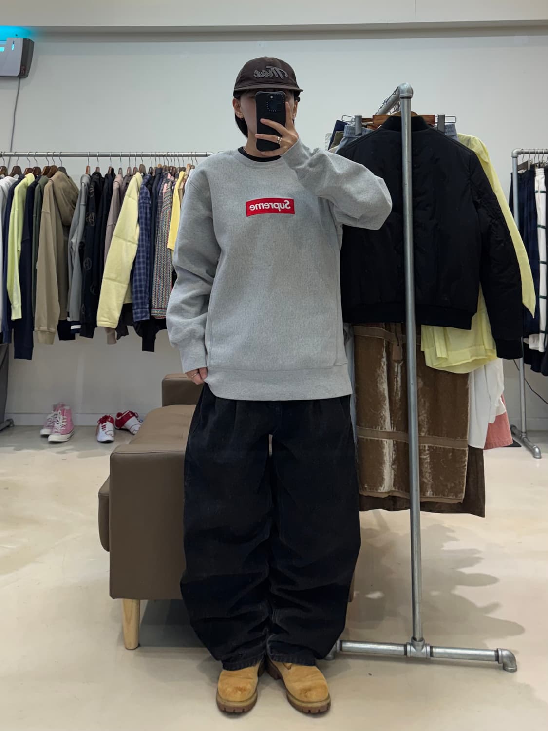 15aw 슈프림 박스 로고 맨투맨 상품이미지6