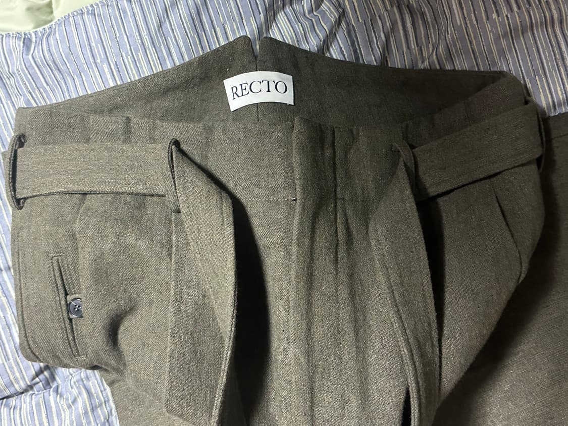 렉토 벨티드 팬츠L 상품이미지1