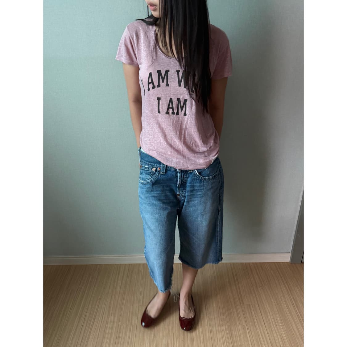 Vintage Levi’s Cinch Capri Shorts 상품이미지2