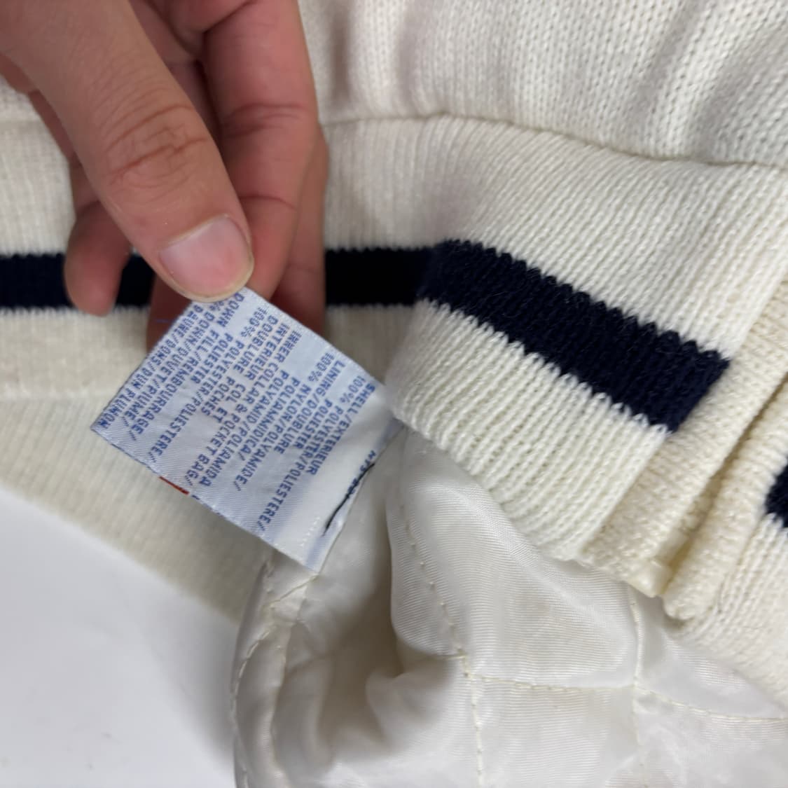 90s 폴로 성조기 니트 스타디움 자켓 상품이미지10