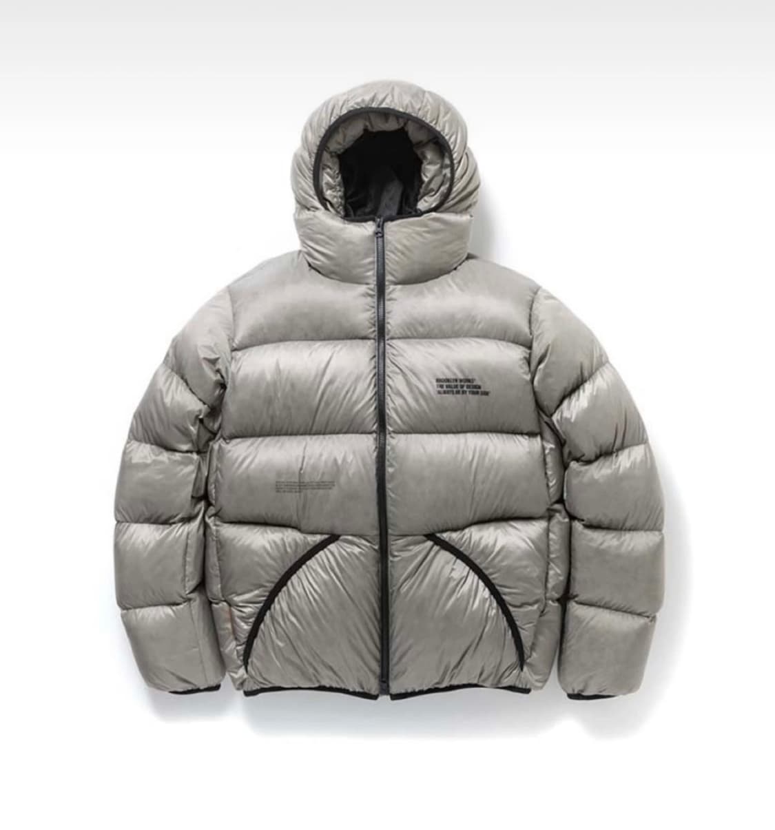 브루클린웍스 다운타운 덕다운 패딩 그레이 M 상품이미지2