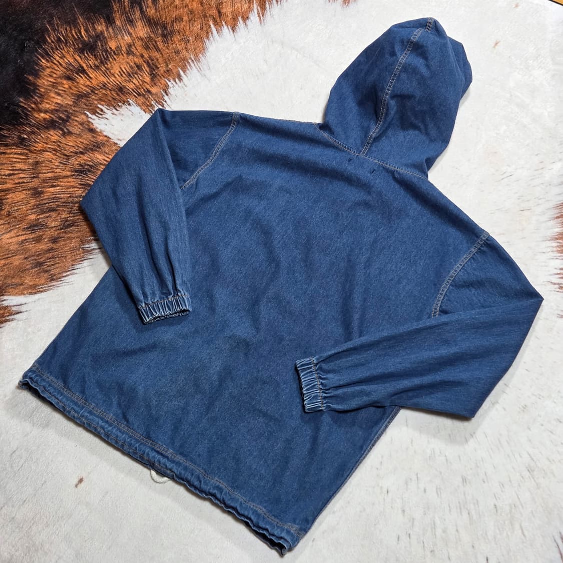 빈티지 데님 아노락 후드티 상품이미지4