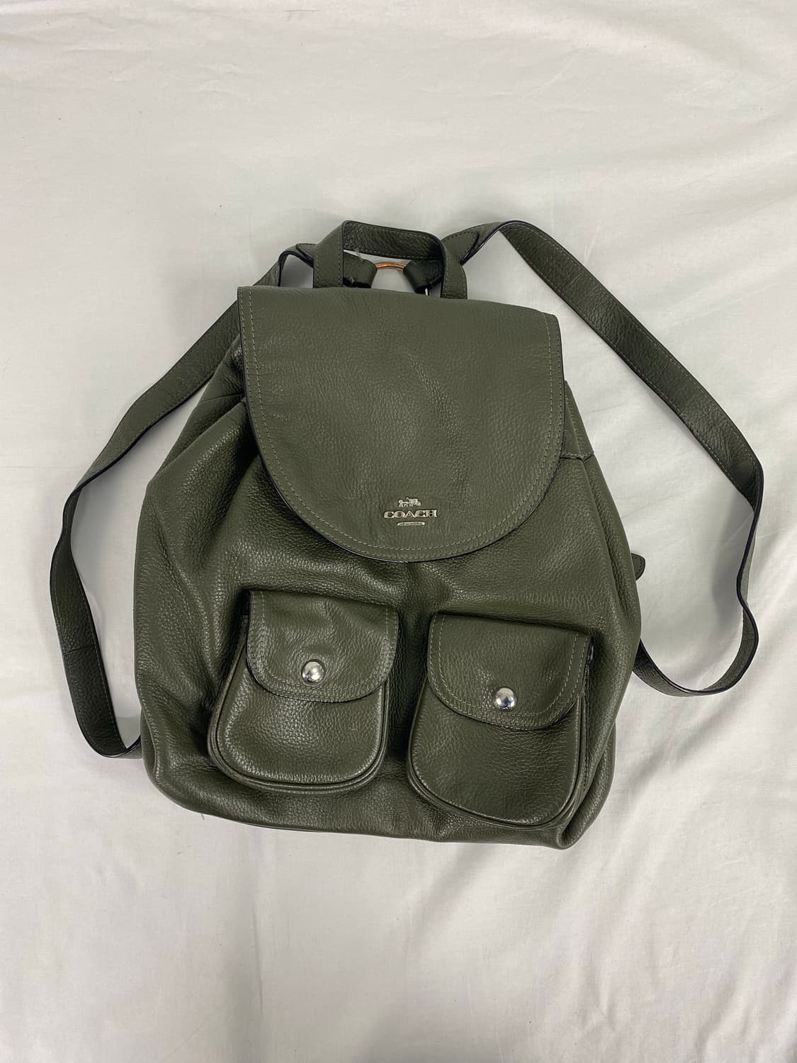 코치 레더 페니 백팩 <82> 상품이미지1