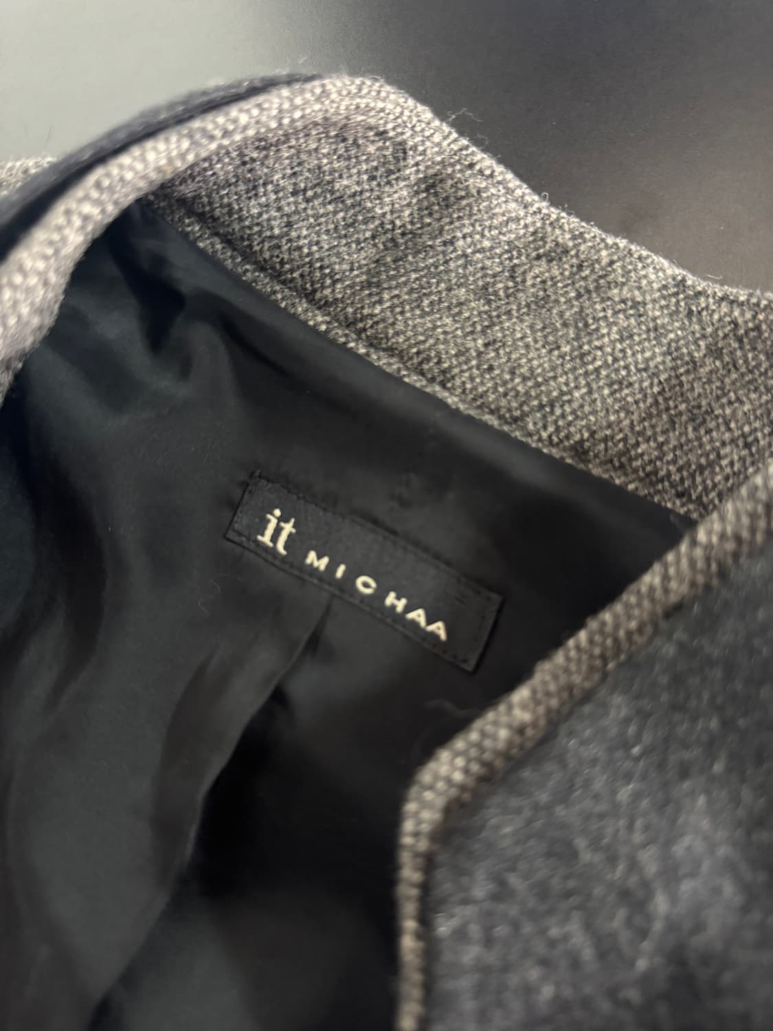 여성 잇 미샤 클래식 모직 울 자켓 xs s 상품이미지3