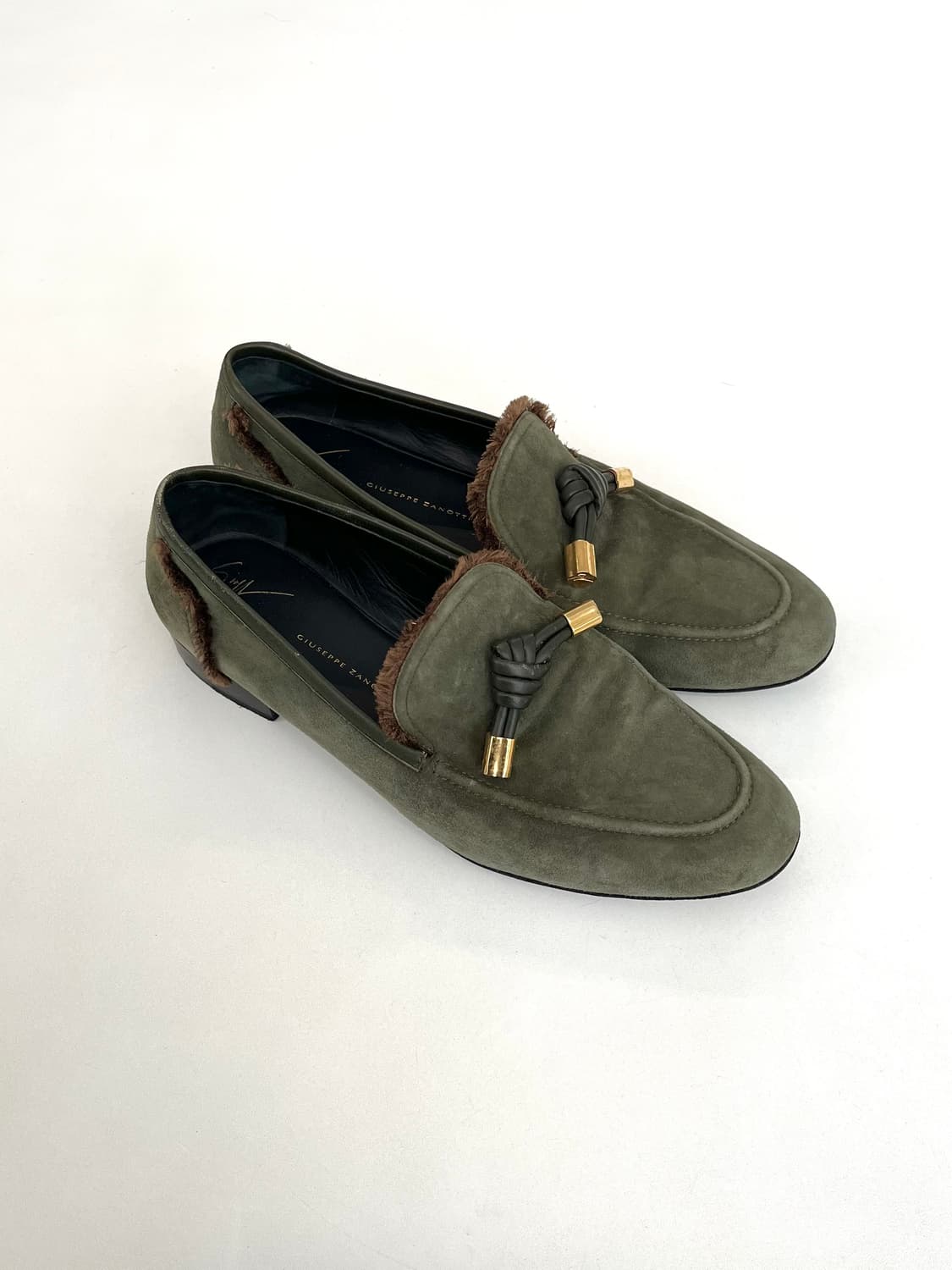 쥬세페 자노티 스웨이드 로퍼 상품이미지1