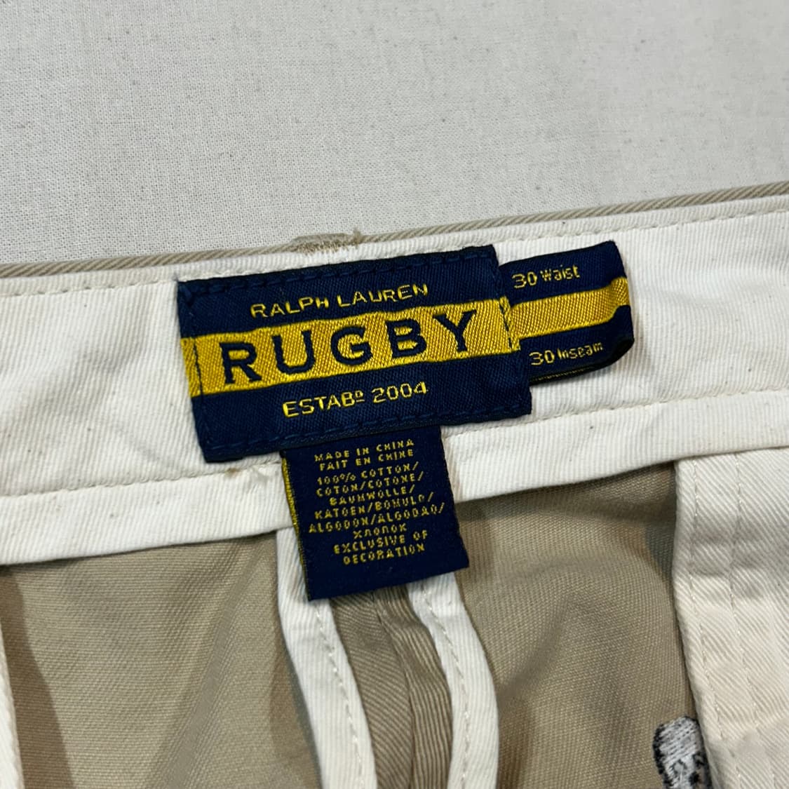 30inch) 폴로 랄프로렌 럭비 스컬 자수 치노 팬츠 면바지 상품이미지8