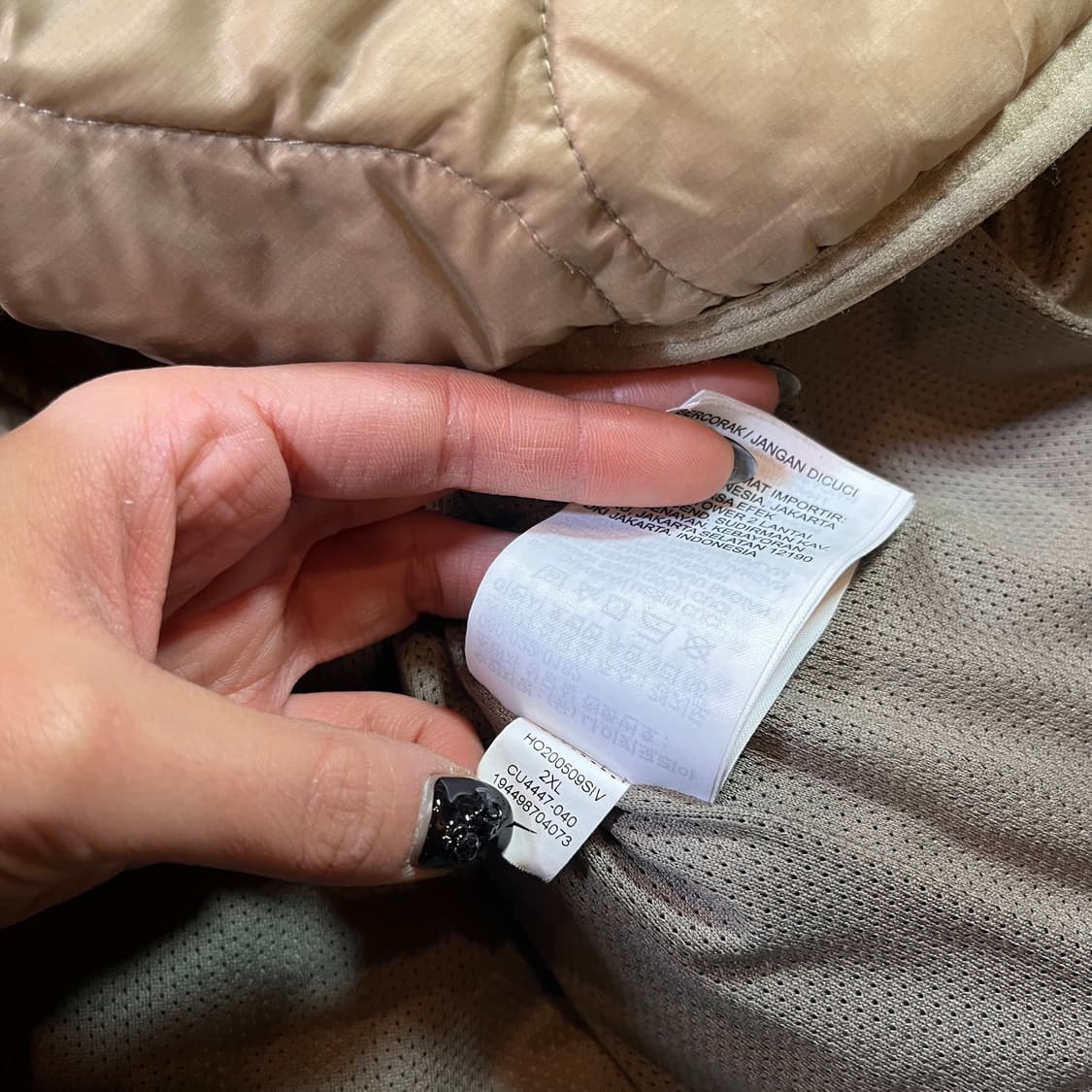 나이키 신형 퀼티드 플리스 자켓 상품이미지5